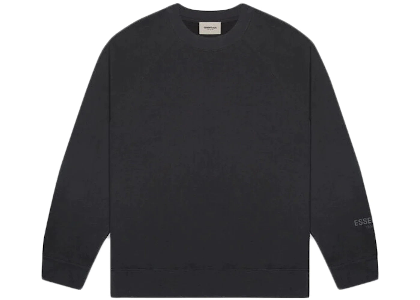 ESSENTIALS FW22 CREWNECK STRETCH LIMO BLACK