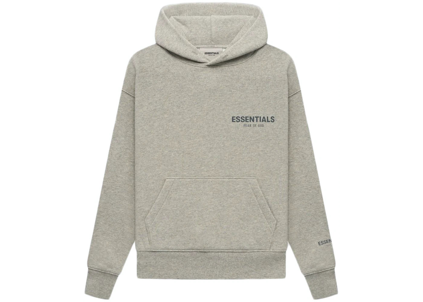 ESSENTIALS CORE COLLECTION PULLOVER HOODIE FW21 KIDS "OATMEAL"