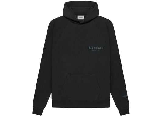 ESSENTIALS CORE COLLECTION PULLOVER HOODIE SS22 "STRETCH LIMO BLACK"