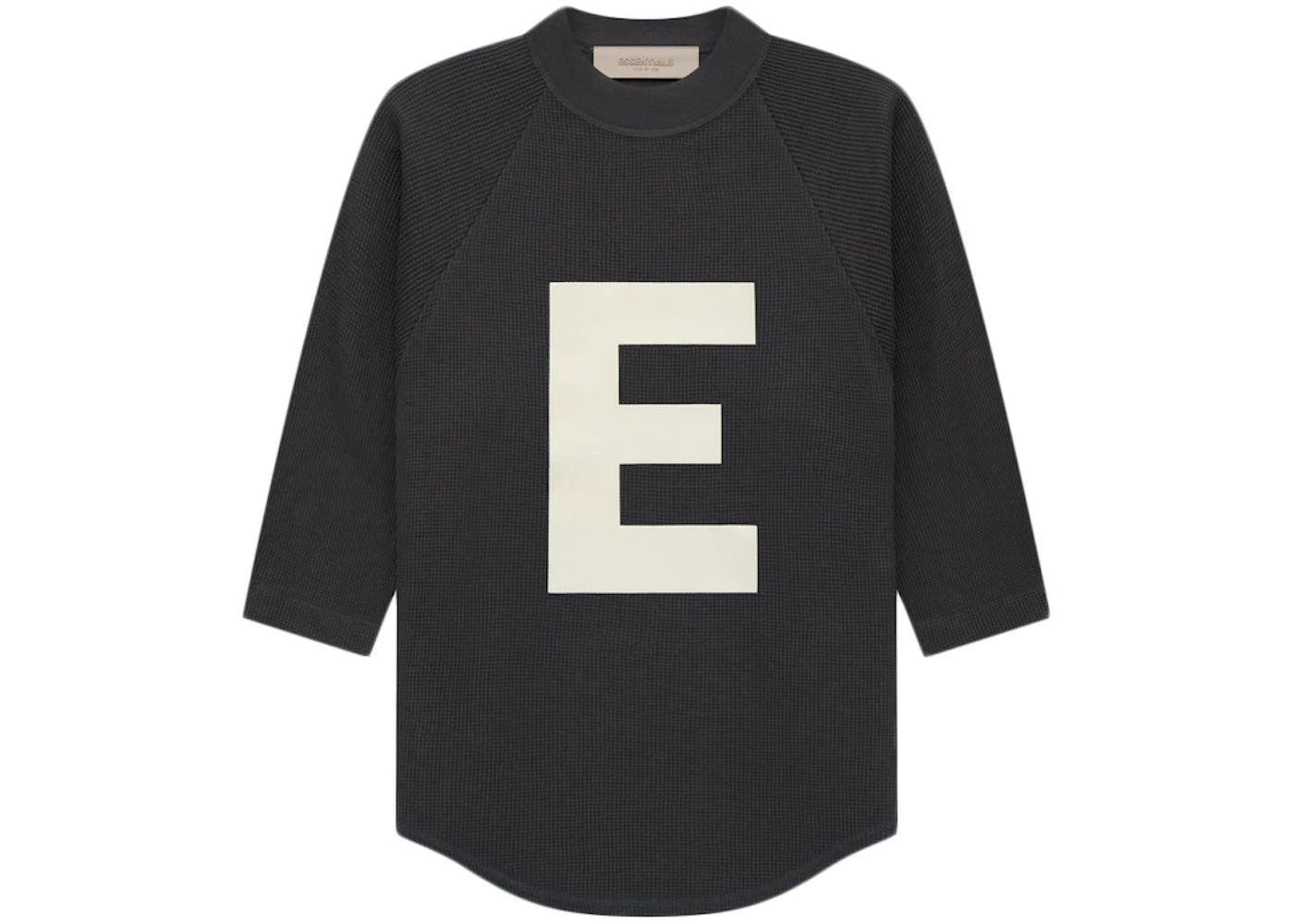 ESSENTIALS BIG E WAFFLE TEE SS22  KIDS "IRON"