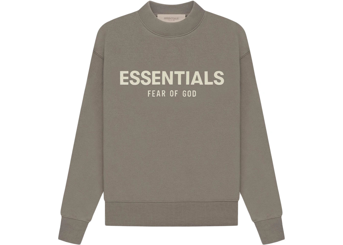 ESSENTIALS CREWNECK SS22 KIDS "DESERT TAUPE"