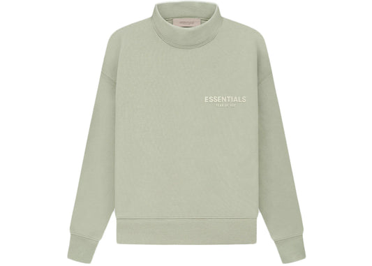 ESSENTIALS MOCKNECK SS22  KIDS "SEAFOAM"