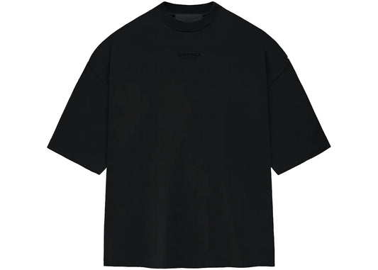 FEAR OF GOD ESSENTIALS TEE SMALL LOGO TEE JET BLACK