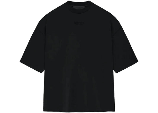 FEAR OF GOD ESSENTIALS TEE SMALL LOGO TEE JET BLACK