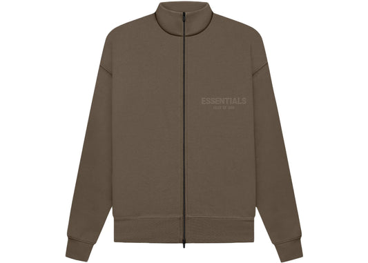 ESSENTIALS FULL ZIP JACKET WOOD