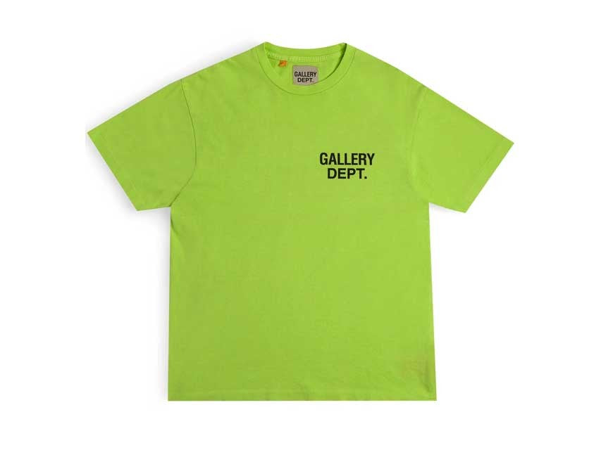 GALLERY DEPT. SOUVENIER TEE "LIME GREEN"