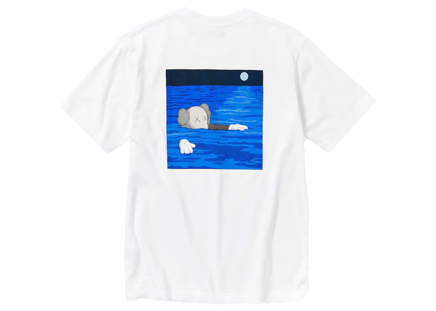 KAWS X UNIQLO UT SHORT SLEEVE SHIRT ARTBOOK COVER TEE "WHITE"