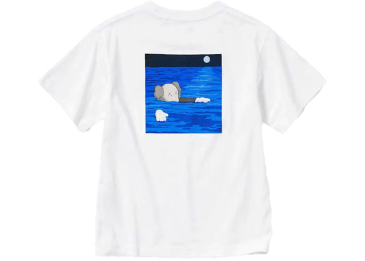 KIDS KAWS X UNIQLO UT SHORT SLEEVE SHIRT ARTBOOK COVER TEE "WHITE"