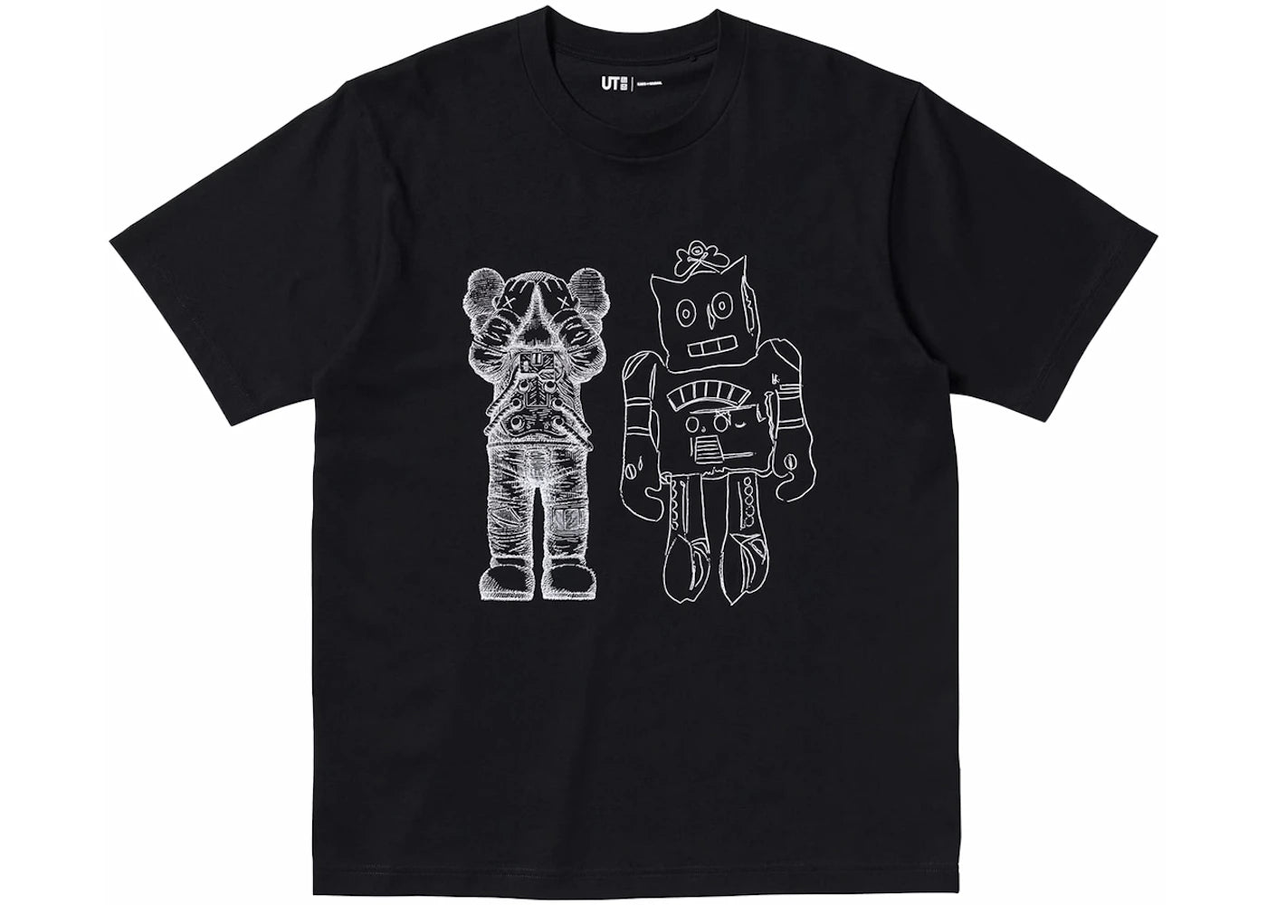 KAWS X UNIQLO WARHOL UT GRAPHIC 476351 T-SHIRT BLACK