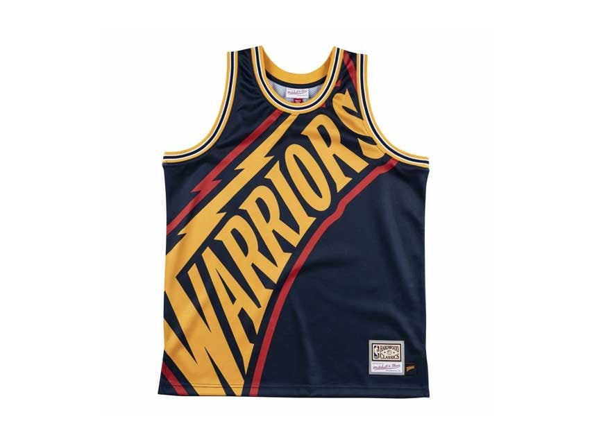 NBA BIG FACE WARRIORS JERSEY "BLACK"