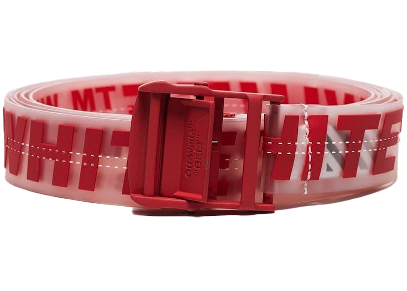 OFF-WHITE RUBBER INDUSTRIAL BELT "RED/WHITE"