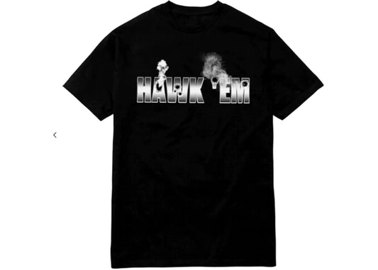 VLONE HAWK EM TEE "BLACK"