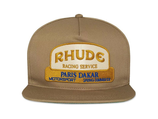 RHUDE RACING SERVICES PARIS DAKAR MOTORSPORT CAP "TAN"