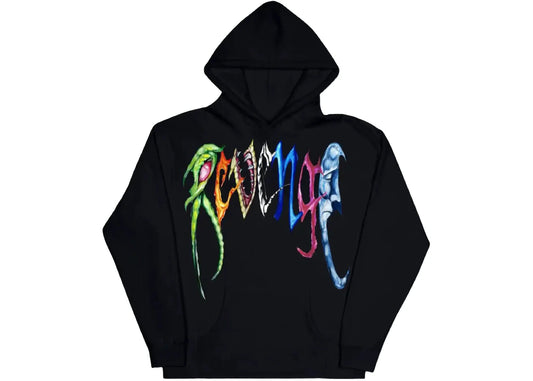 REVENGE ARCH LOGO HOODIE NAVY