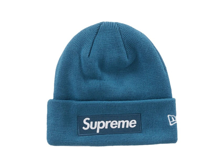 SUPREME NEW ERA BOX LOGO BEANIE "BLUE"