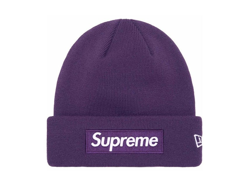 SUPREME NEW ERA BOX LOGO BEANIE FW21 "WASHED NAVY"