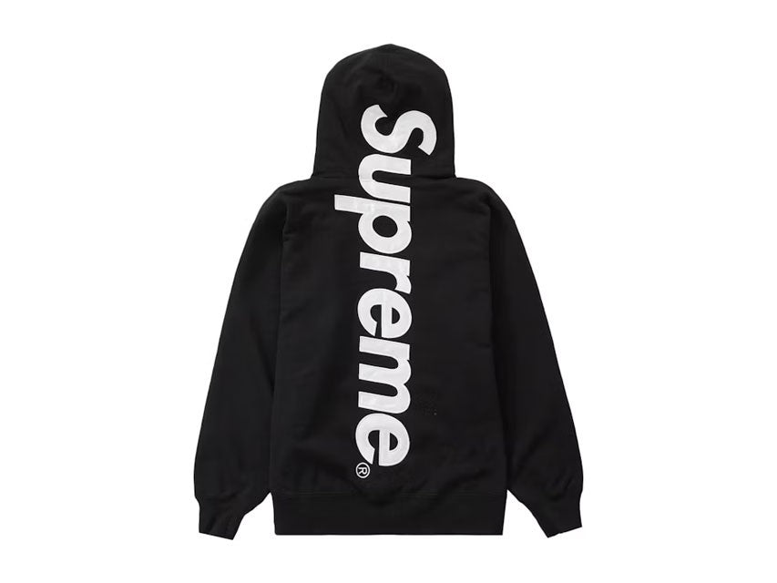 SUPREME APPLIQUE HOODIE (FW24) "BLACK"