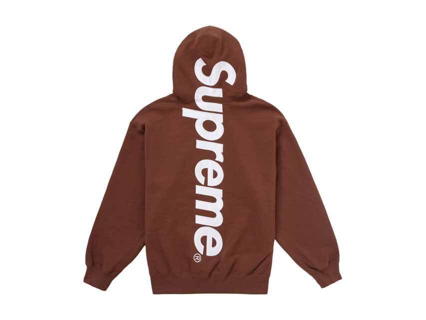 SUPREME APPLIQUE HOODIE (FW24) "BROWN"