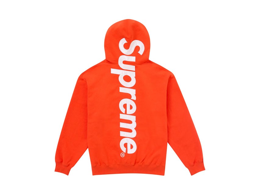 SUPREME APPLIQUE HOODIE (FW24) "ORANGE"