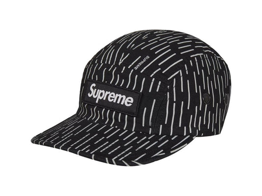 SUPREME MILITARY CAMP CAP FW24 "BLACK RAINDROP"