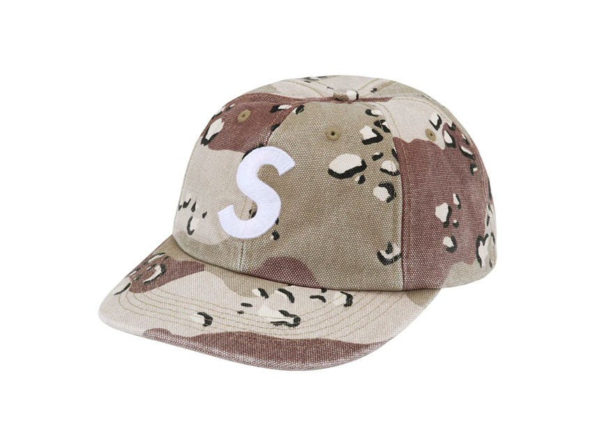 SUPREME PIGMENT S LOGO 6-PANEL CAP "DESERT CAMO"