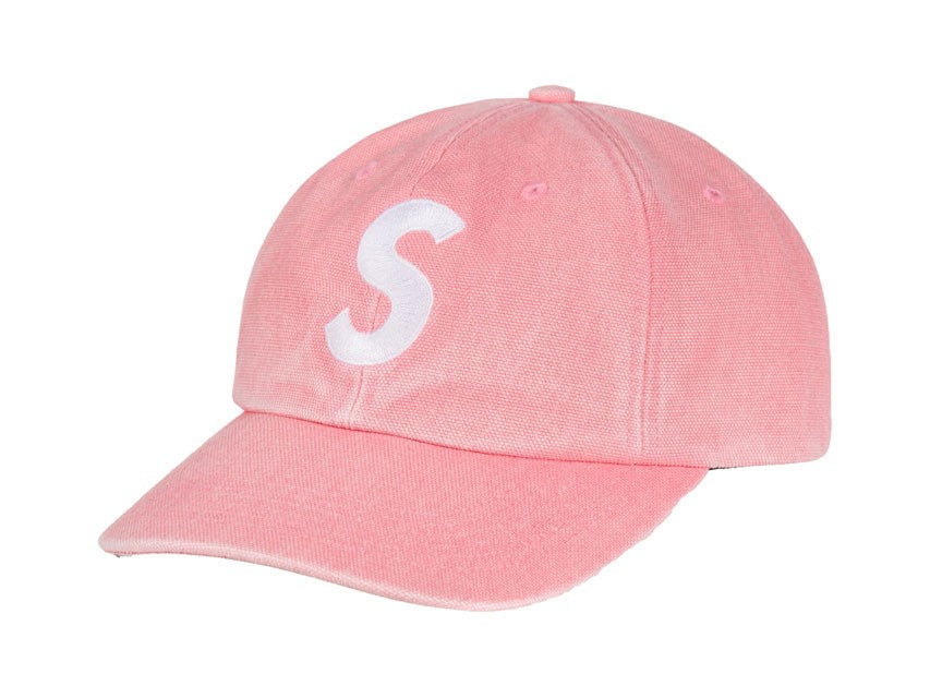 SUPREME PIGMENT S LOGO 6-PANEL CAP "PINK"