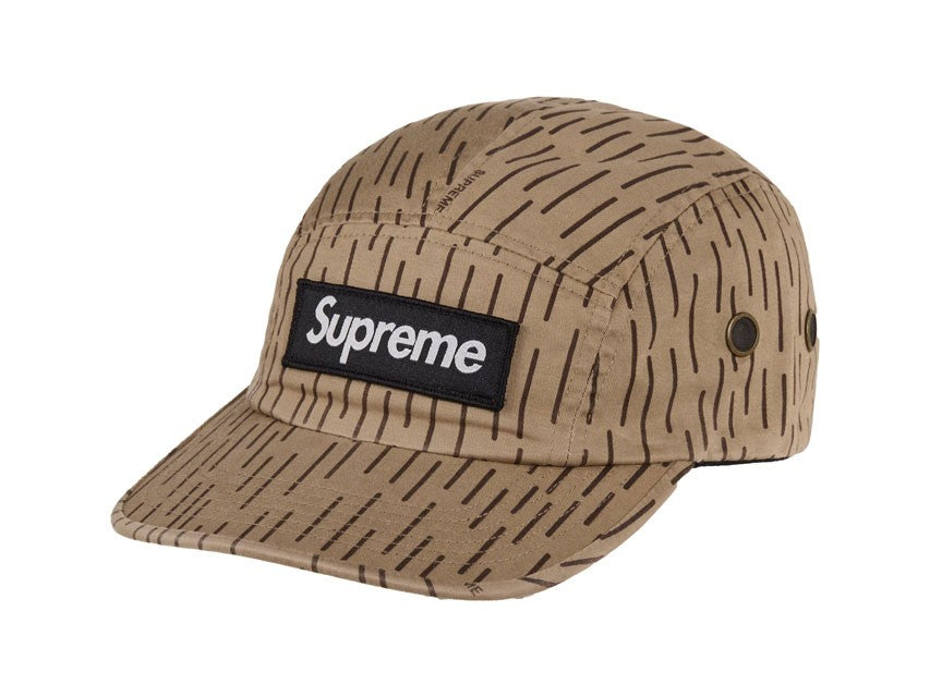 SUPREME MILITARY CAMP CAP FW24 "TAN RAINDROP"