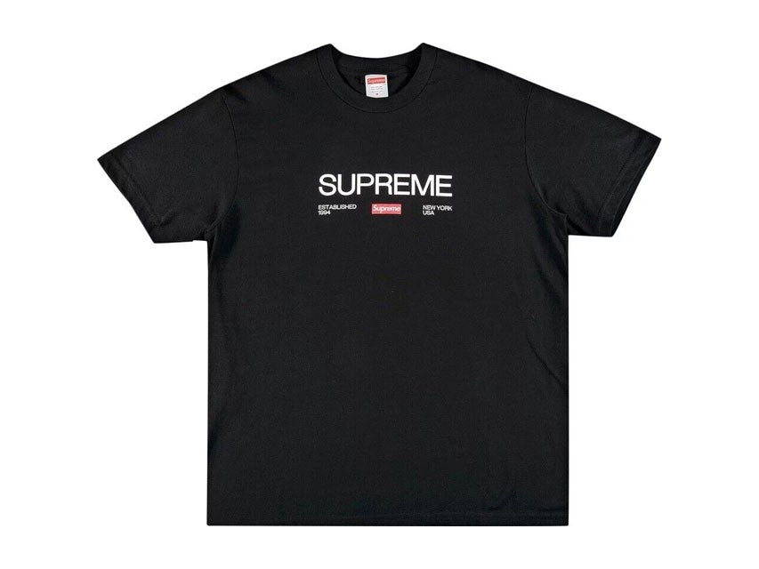 SUPREME EST. 1994 TEE "BLACK"