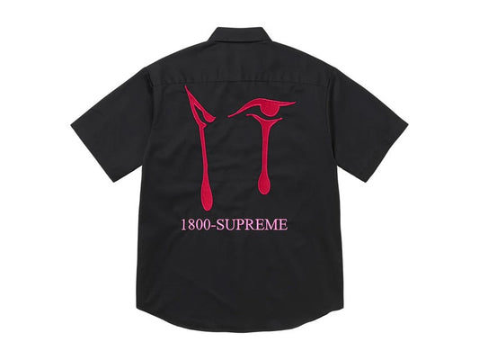 SUPREME AOI EYES S/S WORK TEE "BLACK"