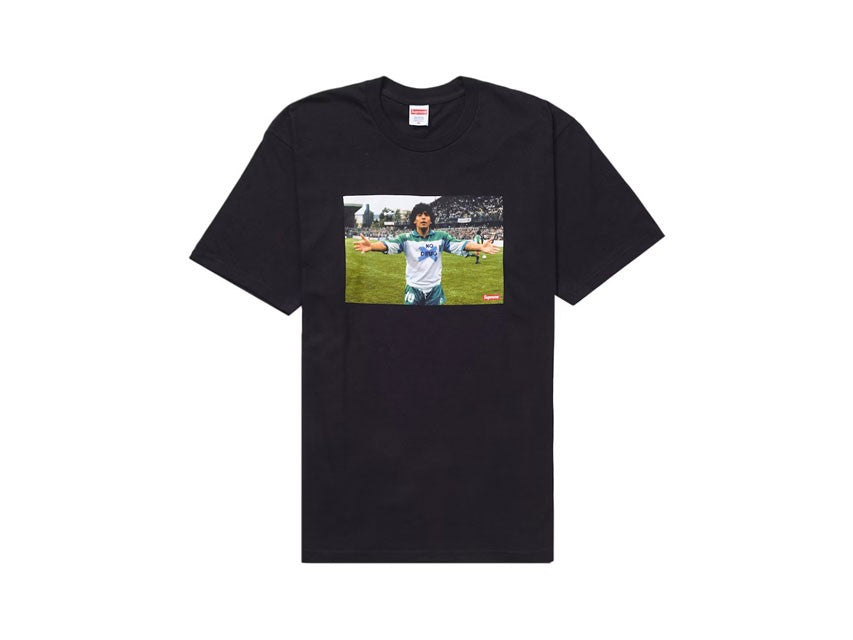 SUPREME MARADONA TEE "BLACK"