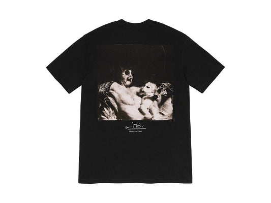 SUPREME MOTHER AND CHILD TEE "BLACK"