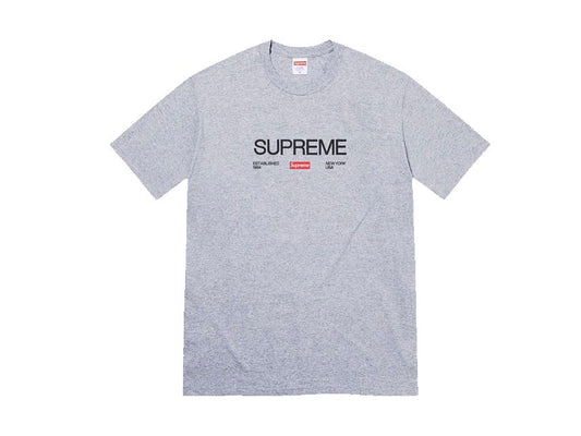 SUPREME EST. 1994 TEE "HEATHER GREY"