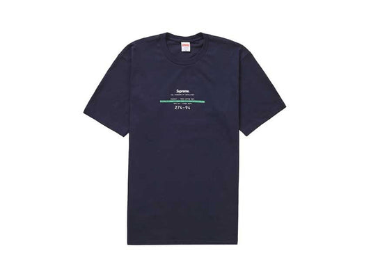 SUPREME STANDARD TEE "NAVY"