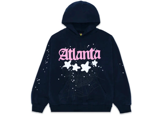 SP5DER ATLANTA HOODIE NAVY