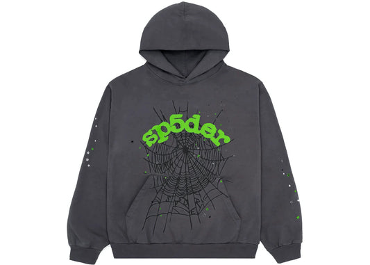 SP5DER WEBSUIT HOODIE SLATE GREY