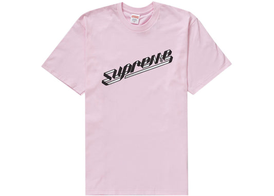 SUPREME BANNER TEE PINK