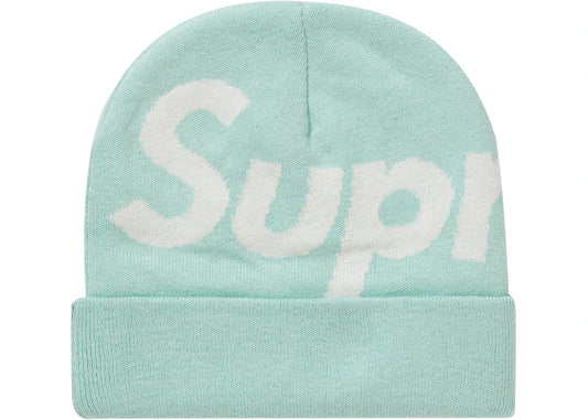 SUPREME BIG LOGO BEANIE (FW21) "TURQUOISE"