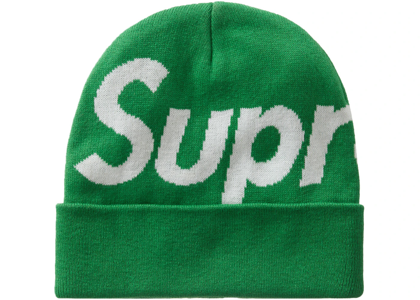 SUPREME BIG LOGO BEANIE BEANIE (FW23) GREEN