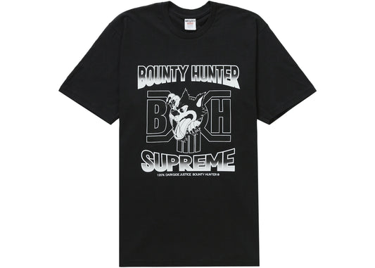 SUPREME BOUNTY HUNTERS WOLF TEE BLACK