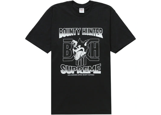 SUPREME BOUNTY HUNTERS WOLF TEE BLACK