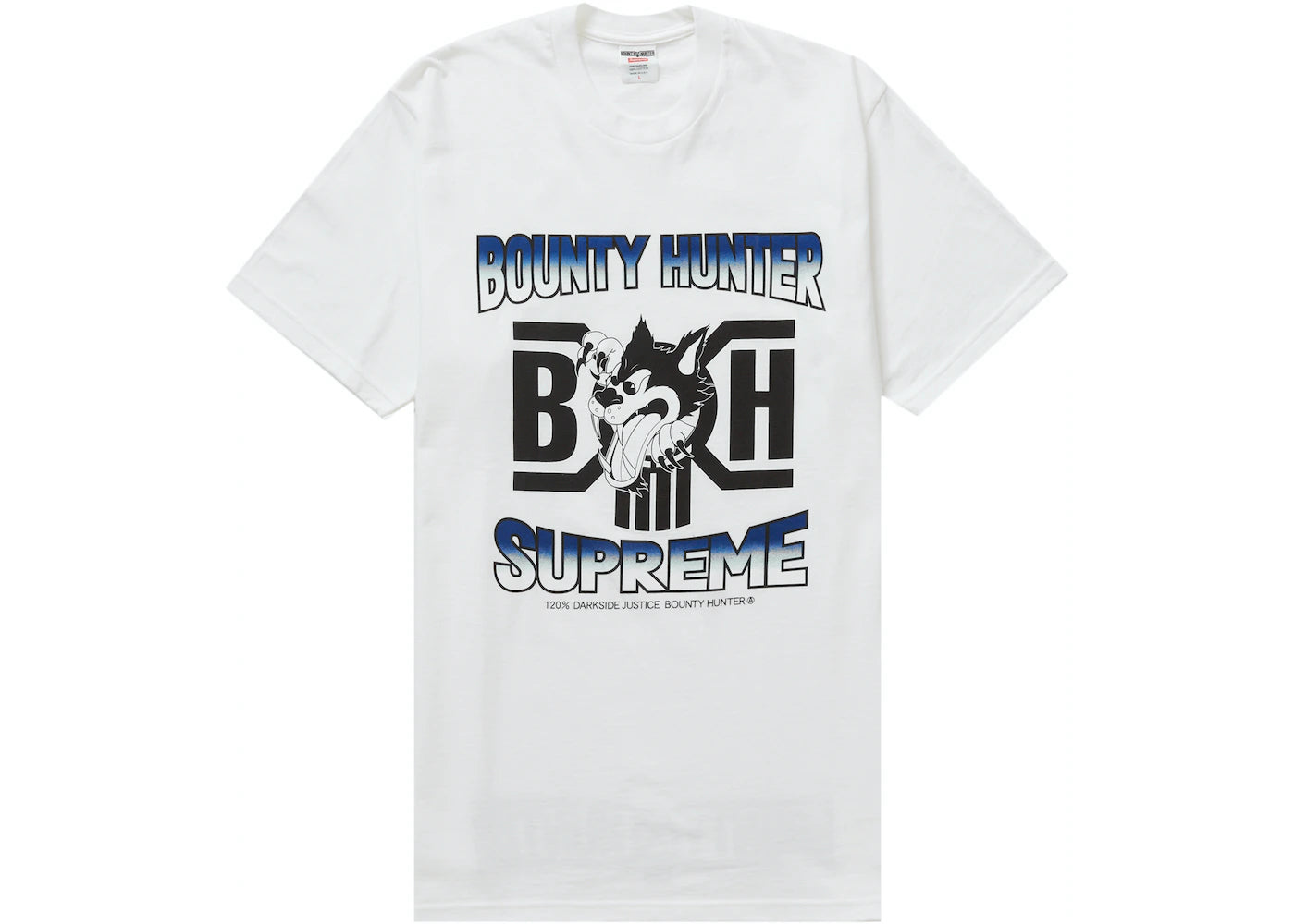 SUPREME BOUNTY HUNTER WOLF TEE WHITE