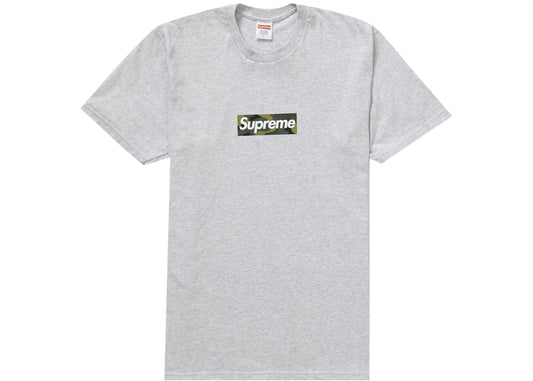 SUP CAMO BOX LOGO HOODIE FW23 "ASH GREY"