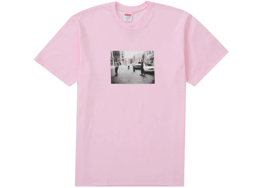 SUPREME CREW 96 TEE LIGHT PINK