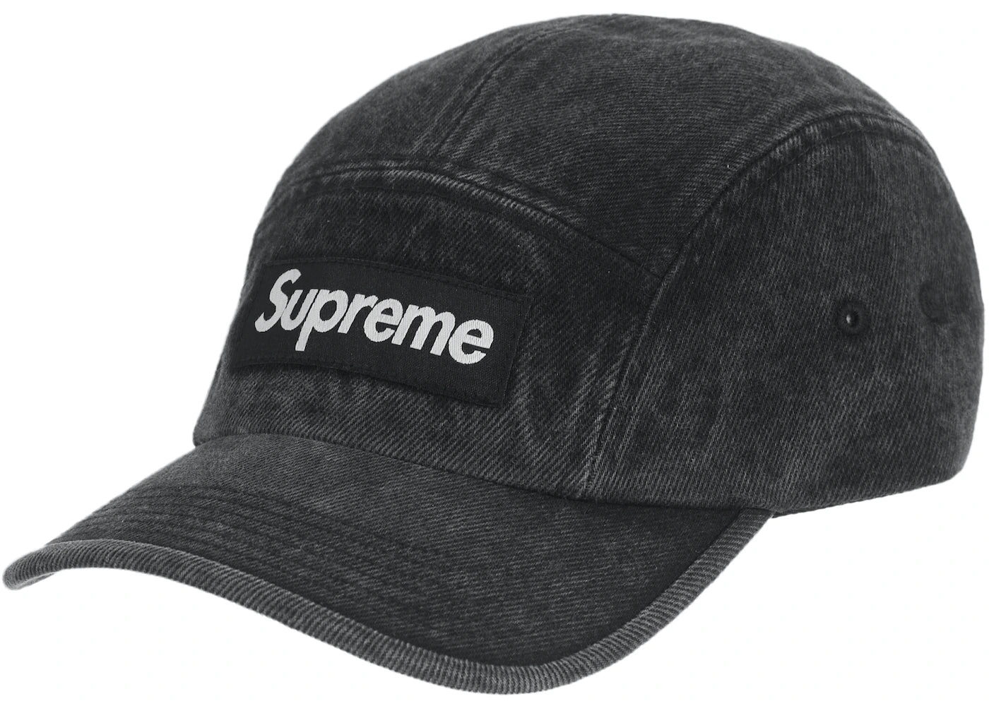 SUPREME DENIM CAMP CAP (SS23) BLACK