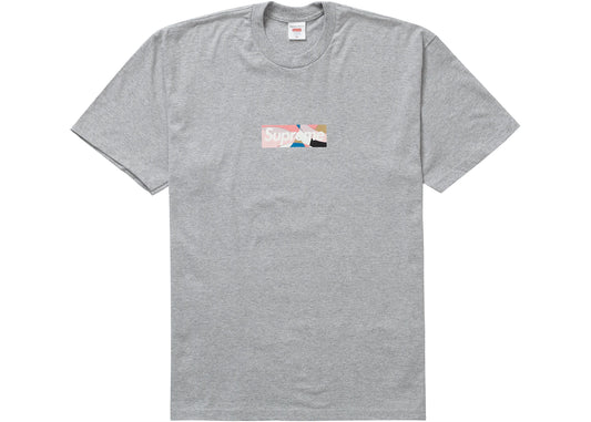 SUPREME PUCCI BOX LOGO TEE GREY / PINK