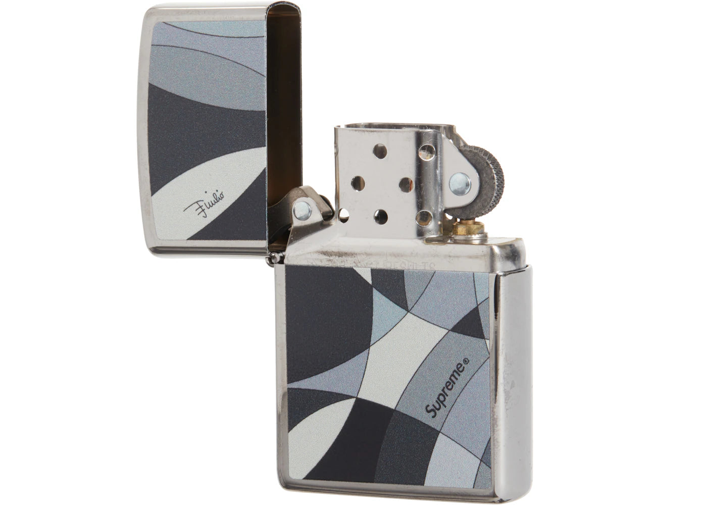 SUPREME EMILIO PUCCI ZIPPO BLACK