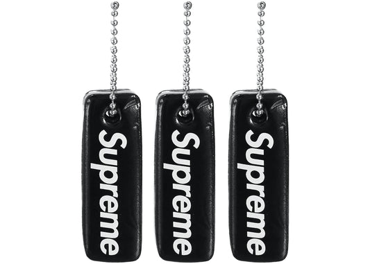 SUPREME FLOATING KEYCHAIN (SET OF 3) BLACK