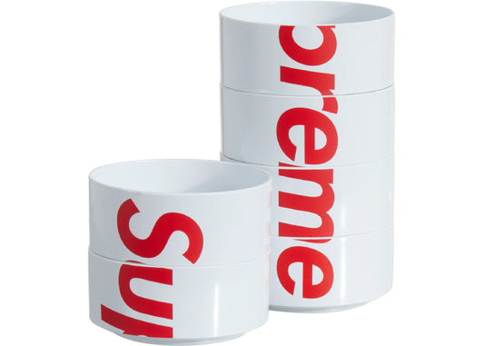 SUPREME HELLER BOWLS (SET OF 6) WHITE