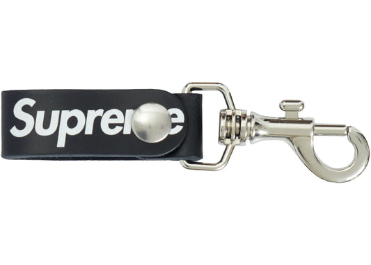 SUPREME LEATHER KEY LOOP "BLACK"