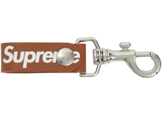 SUPREME LEATHER KEY LOOP "BROWN"